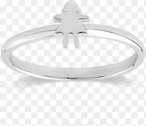 stowaway girl ring - silver