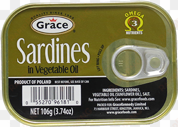 streaky bacon - grace foods grace sardines in vegetable oil, 3.74 oz