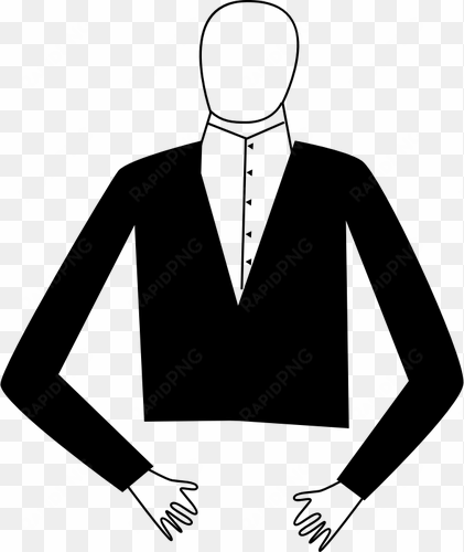 suit clipart faceless man - suit clip art