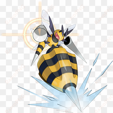 sun/moon - mega beedrill - pokemon mega beedrill