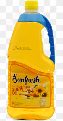 sunfresh pure sunflower cooking oil is the latest oil - plastic bottle