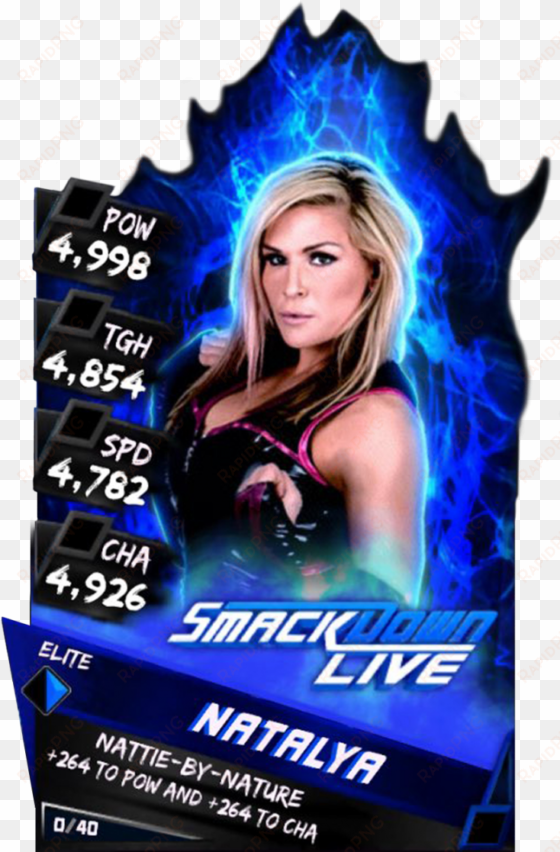 supercard natalya s3 elite smackdown 9617 - becky lynch wwe supercard