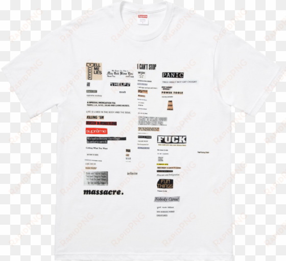 supreme fw18 tee