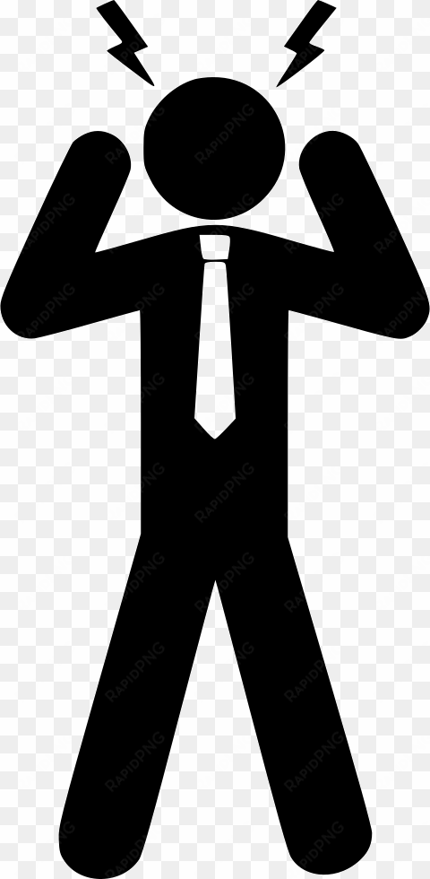 svg download conflict clipart stress person - stress icon png