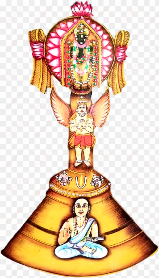 swami desikan 750 special bell shaped wall hanging - vedanta desika
