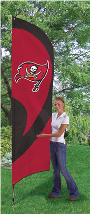 tampa bay buccaneers tall team flags - iowa state tall feather flag
