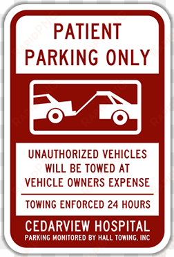 tap to expand - parking sign
