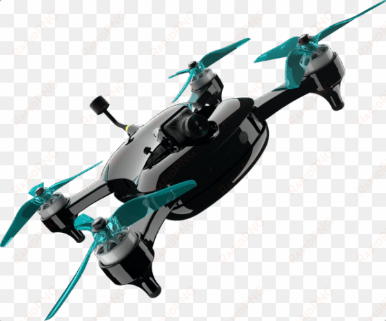 teal sport quadcopter drone - sport drones