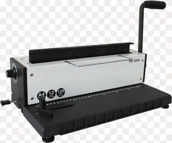 techtongda 34holes punching binding machine all steel - binding binder all steel metal wire coil 34holes punching