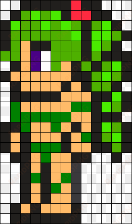 terraria dryad perler bead pattern / bead sprite - perler bead patterns terraria