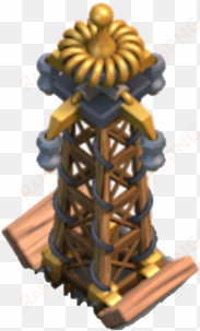 tesla hidden level - gif torre tesla de clash of clans