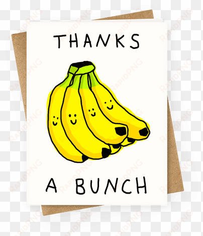 thanks a bunch greeting card - happy mothers day friend funny