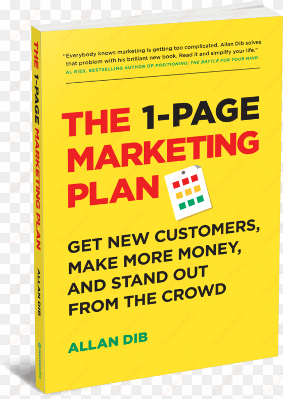 the 1 page marketing plan cuts through all the hype - 1 page marketing plan