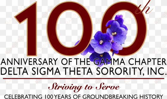 the centennial celebration of the gamma chapter of - delta sigma theta