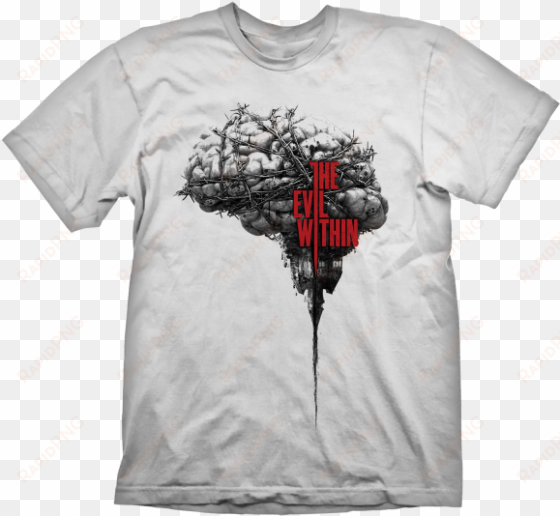 the evil within t-shirt brain - bethesda the evil within game limited edition xbox