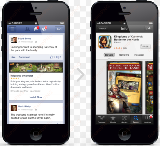 the - facebook app install ads examples