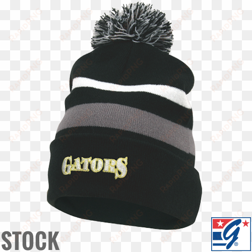 the game roll up custom beanie with pom - game adult roll up beanie blue one size fits most