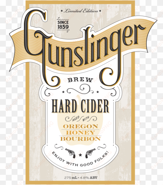 the gunslinger brew label