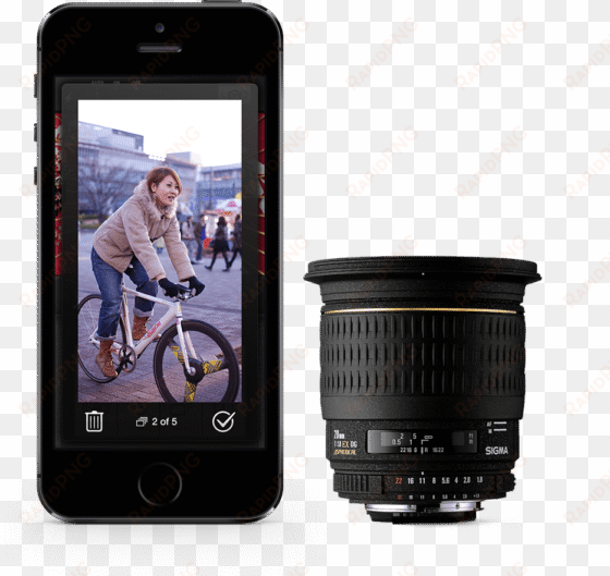 the interface for the iphone had to look similar to - sigma 20mm f/1.8 ex dg lens
