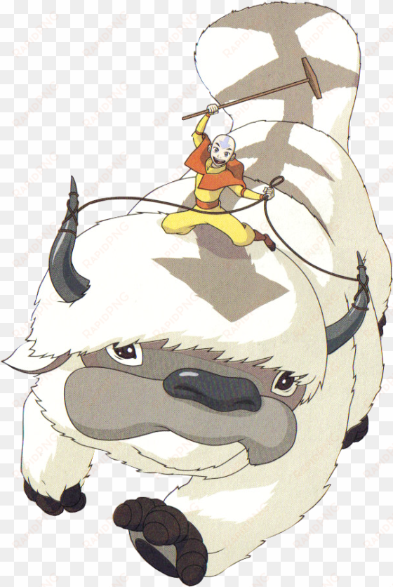 the last airbender would you consider appa as aang's - avatar aang and appa
