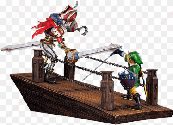 the legend of zelda - legend of zelda skyward sword link vs scervo diorama