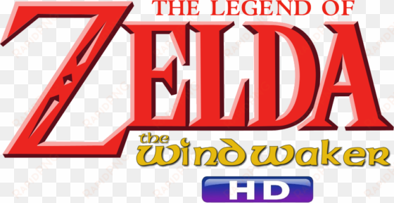 the legend of zelda the wind waker hd - legend of zelda title png