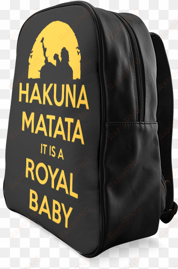 the lion king print leather school bag unisex travel - backpack
