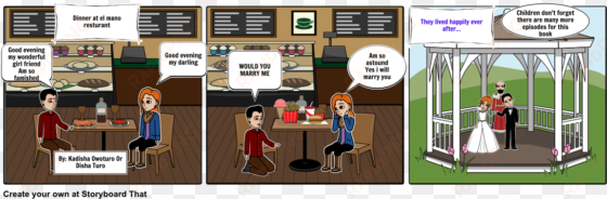 the married couple - cartoon