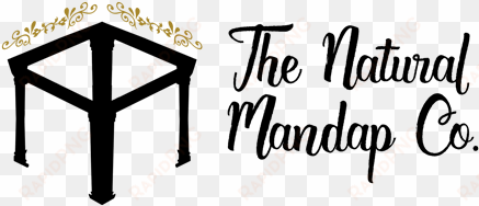 the natural mandap co - mandap service logo