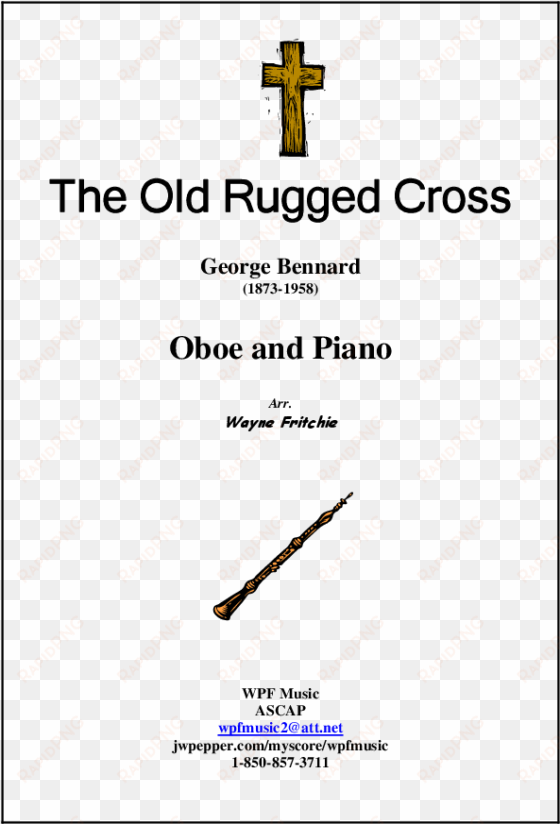 the old rugged cross thumbnail the old rugged cross - alto sax partition the rugged cross pour sax