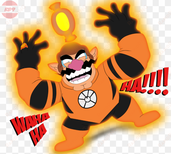 the orange lantern of greed - cartoon