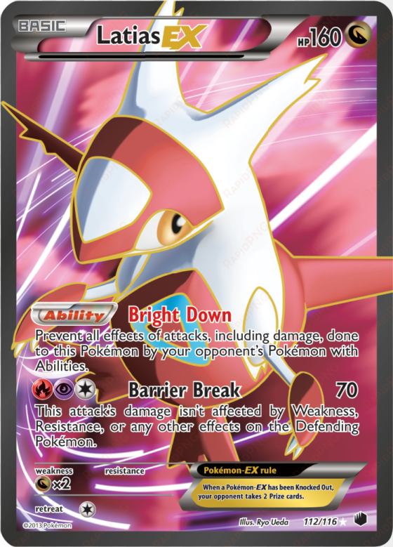 the press release for these two exciting deoxys-related - pokemon cards latias ex