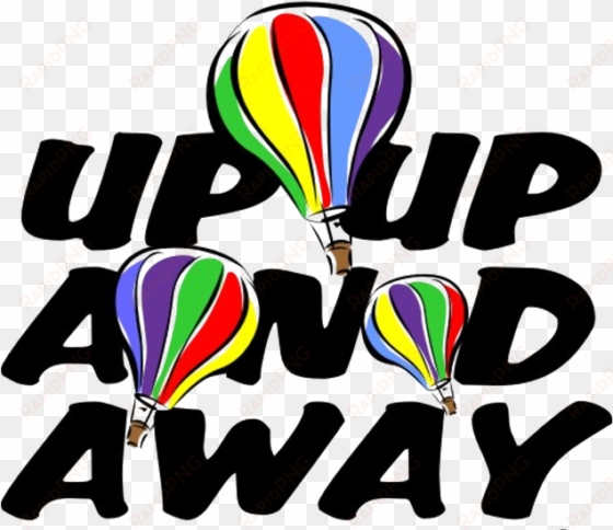 the ride experience is meant to be that on a hot air - up up and away clip art