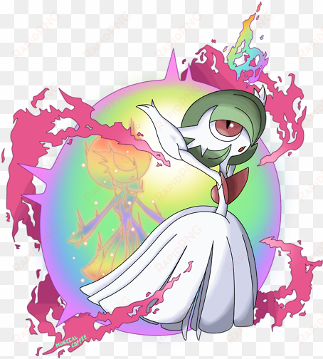 the shiny hydreigon - gardevoir