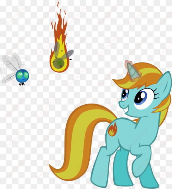 the smiling pony, burning, - mlp firecracker burst