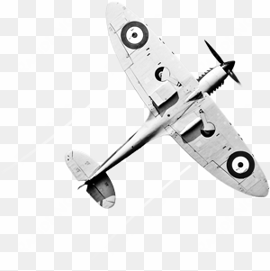 the spitfire is a british design icon - spitfire top view