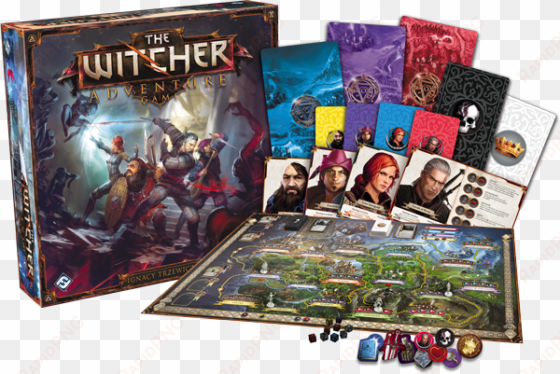 the witcher components - fantasy flight games va90 the witcher adventure game