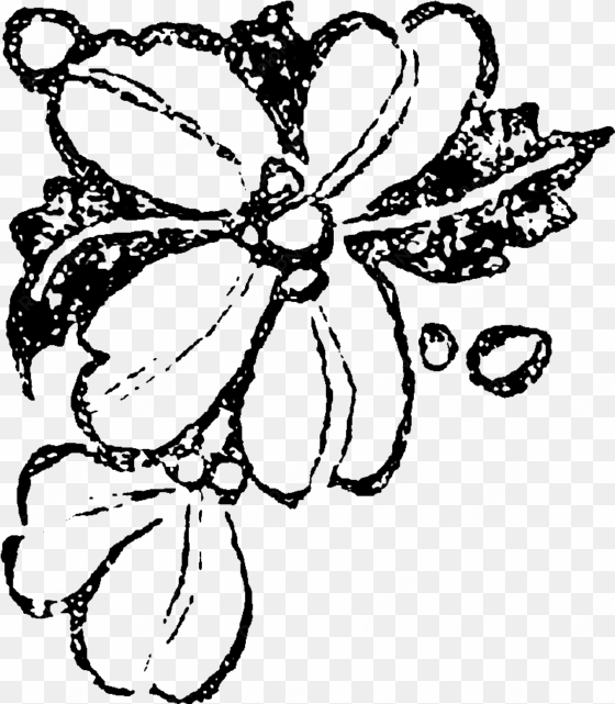 these digital flower illustrations can be used to create - illustration