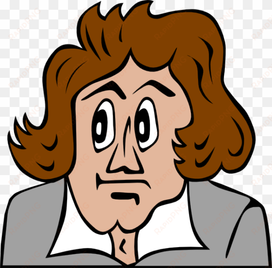 this free clipart png design of beethoven cartoon - beethoven cartoon