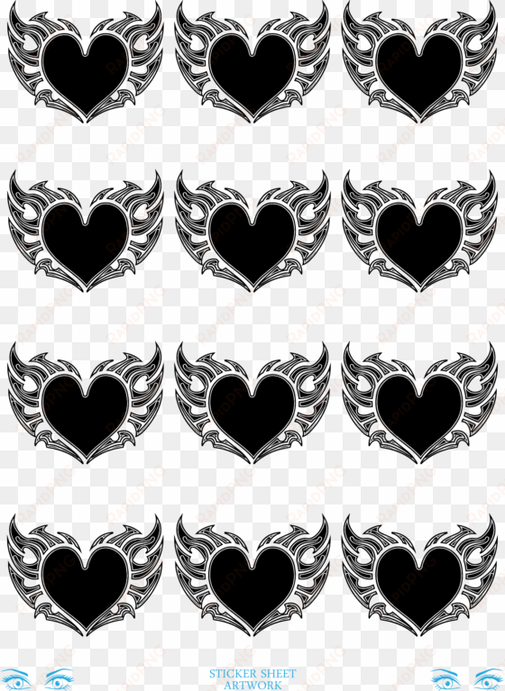 this free icons png design of flaming heart sticker