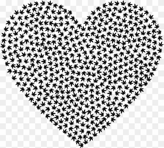 this free icons png design of marijuana heart