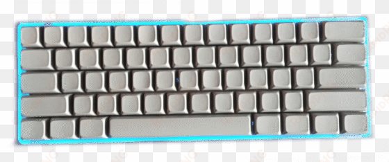 this is a standard 61-key staggered keyboard layout - ganss gaming mechanical keyboard, backlit rgb led,