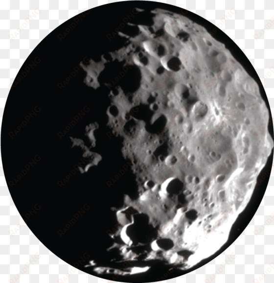 this oddball moon is one of saturn's darkest, absorbing - saturn's moon phoebe