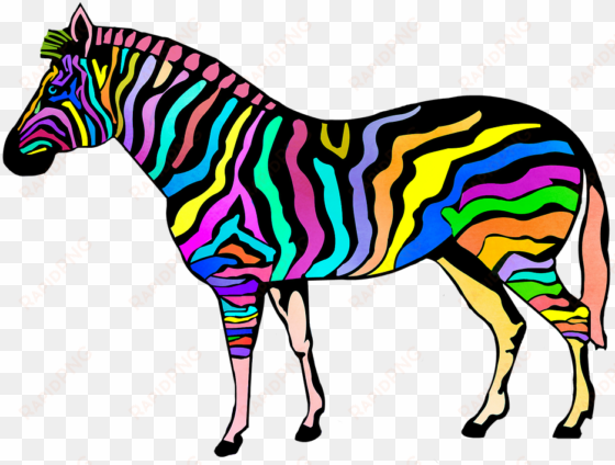 tiger print clipart striped - colouring pictures of a zebra