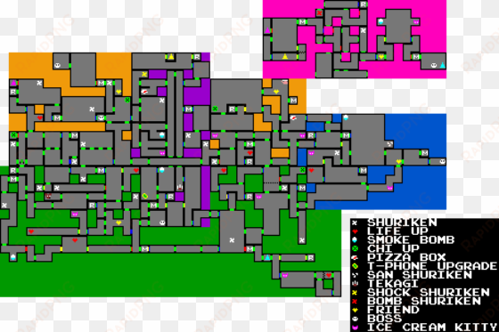 tmnt danger of the ooze map