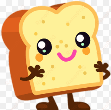 toasty the buttery breadhead smiling - toasty moshling
