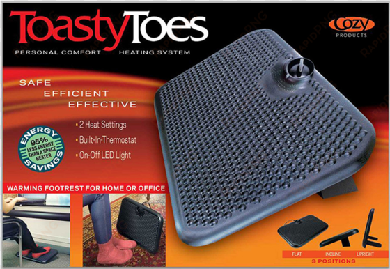 toasty toes® - footstool