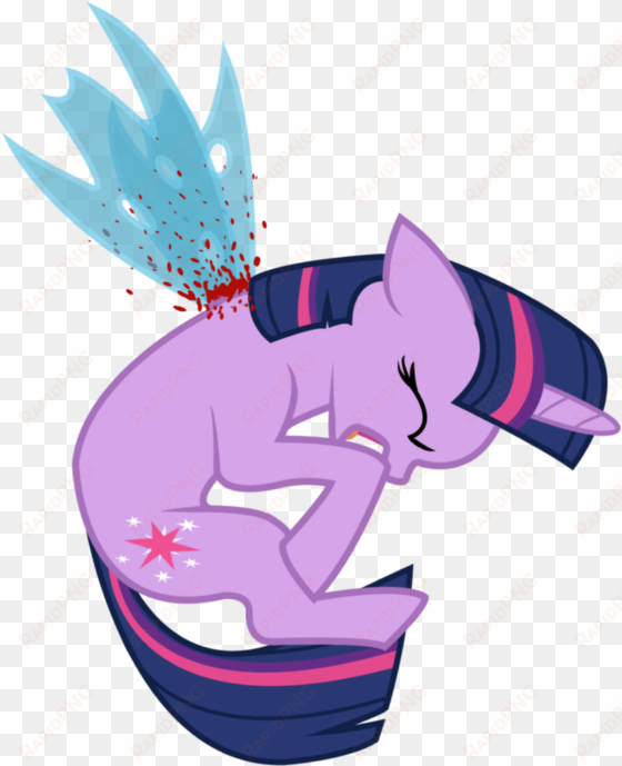 totallynotabronyfim, blood, changeling, grimdark, solo, - my little pony twilight sparkle with wings