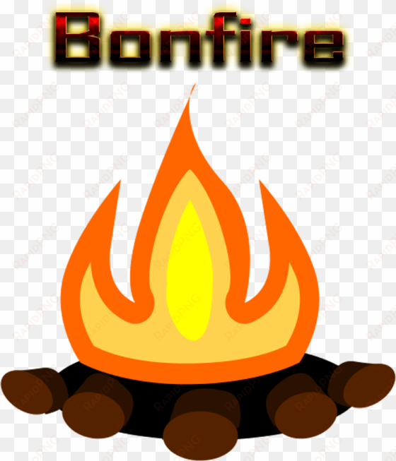 transparent background campfire clipart
