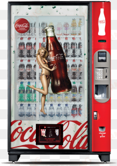 transparent lcd vending machine - vending coca cola